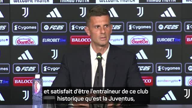 Juventus - Thiago Motta : Je veux une équipe fière et heureuse