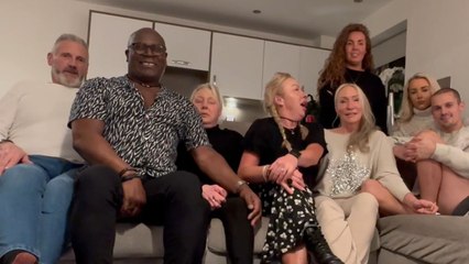 Overflowing with joy: Family celebrates a new addition to the family