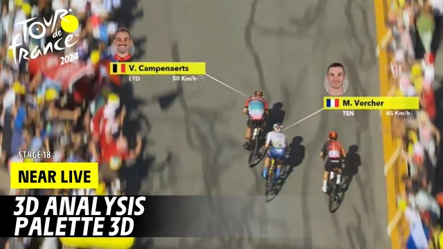 Palette Graphique / 3D Analysis - Stage 18 - Tour de France 2024