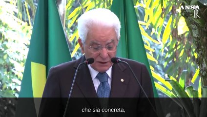 Mattarella: "Urgente transizione verde concreta ed efficace"