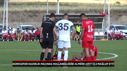 Konyaspor hazırlık maçında Hollanda ekibi Almere City’i 3-2 mağlup etti