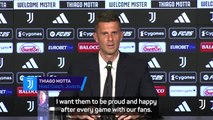 Motta wants Juventus to 'be proud'