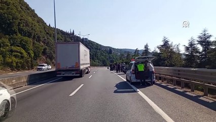 18 yaşındaki motosiklet sürücüsü bariyere çarparak öldü