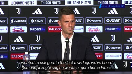 Motta wants Juventus to 'be proud'