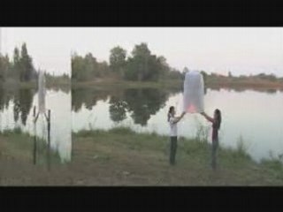 Flying Sky Lantern Khoom Fay launched in Thailand