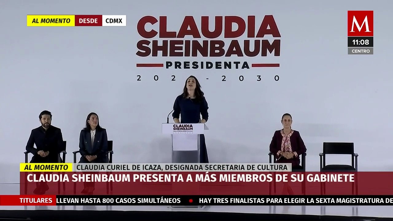"Somos una nación moderna y una cultura prodigiosa": Claudia Curiel, nueva secretaria de Cultura