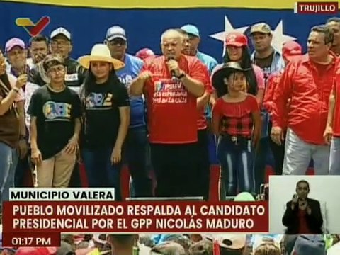 Coord. Comando Venezuela Nuestra, Diosdado Cabello: Todos los faros del mundo están sobre Venezuela