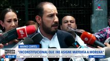 Sería inconstitucional que el INE le asigne la mayoría a Morena: Marko Cortés