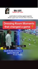 Saudi arabia world vup match spech in half time