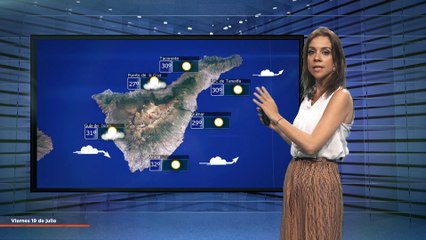 La previsión del tiempo en Canarias para el 19 de julio de 2024, en Atlántico Televisión.