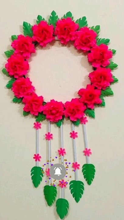 Unique Wall Hanging ideas #papercraft #easy #trending  #shorts