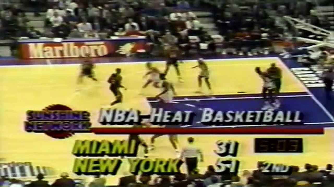 miami heat at ny knicks 1993 john starks breaks his nose after s121/255etting team record with most 3 pointers in the first half