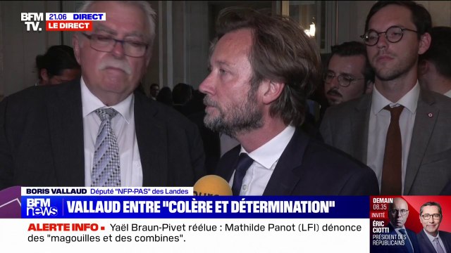 Yaël Braun-Pivet réélue à la présidence de l’Assemblée: Boris Vallaud (député NFP-PS) exprime un sentiment mêlé de colère et de détermination
