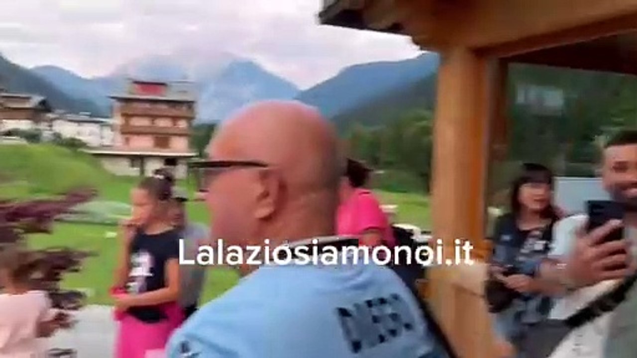 Lazio ad Auronzo, cena di squadra: l'arrivo dei giocatori