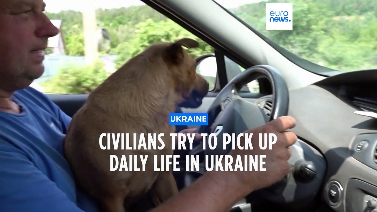 Civilians try to pick up daily life in Ukraine two years after full scale Russian invasion