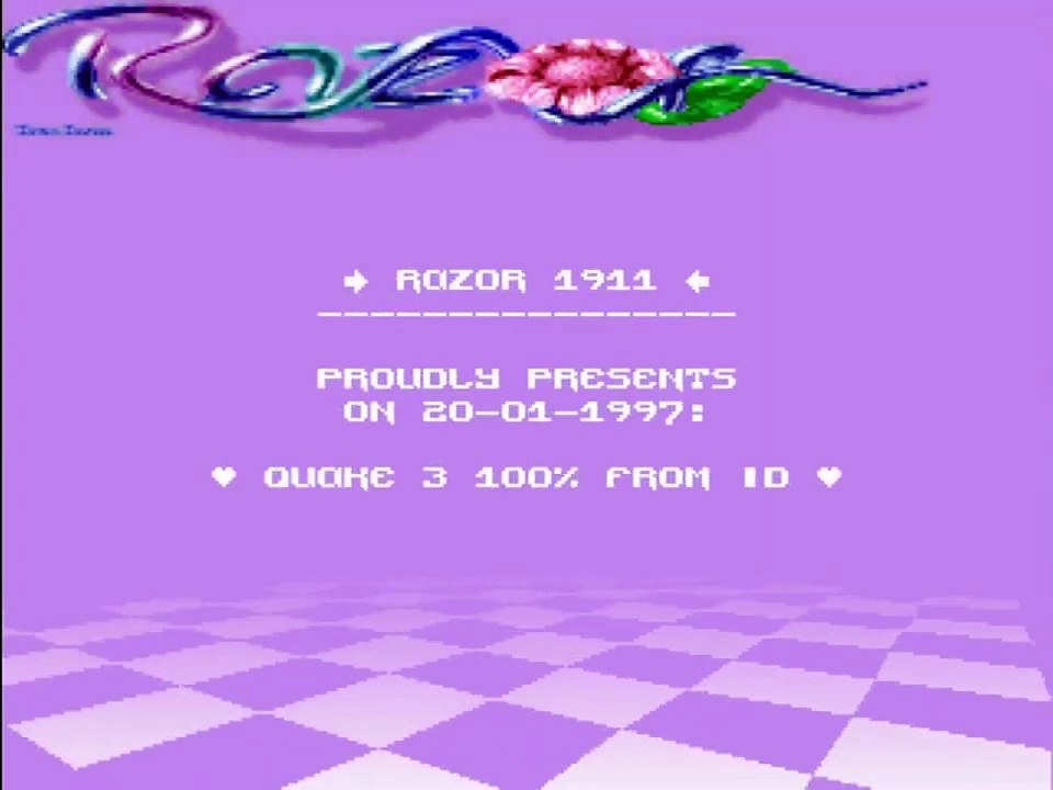 PC Cracktro - Quake 3 by Razor 1911