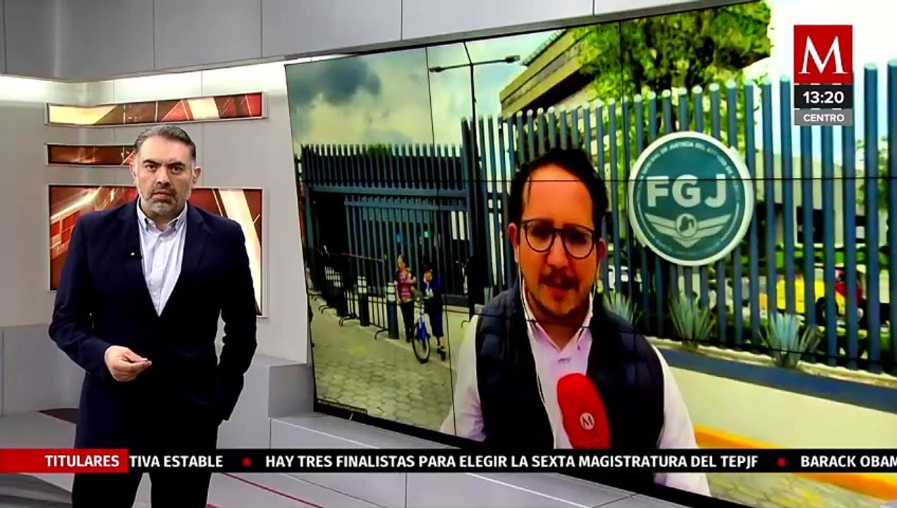 Carlos Salcedo asiste a declarar ante la FGJ por el homicidio de su hermana Paola