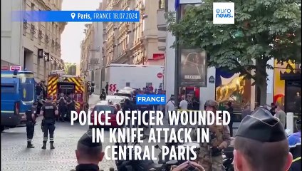 Paris police officer wounded in knife attack, assailant 'neutralised'