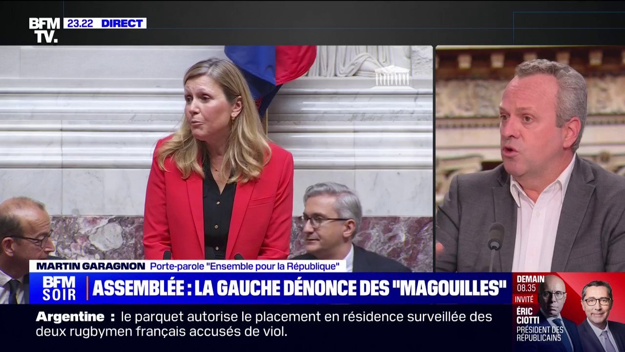 Martin Garagnon (porte-parole Ensemble pour la République) "ne voit pas où il y a un problème démocratique" dans la réélection de Yaël Braun-Pivet