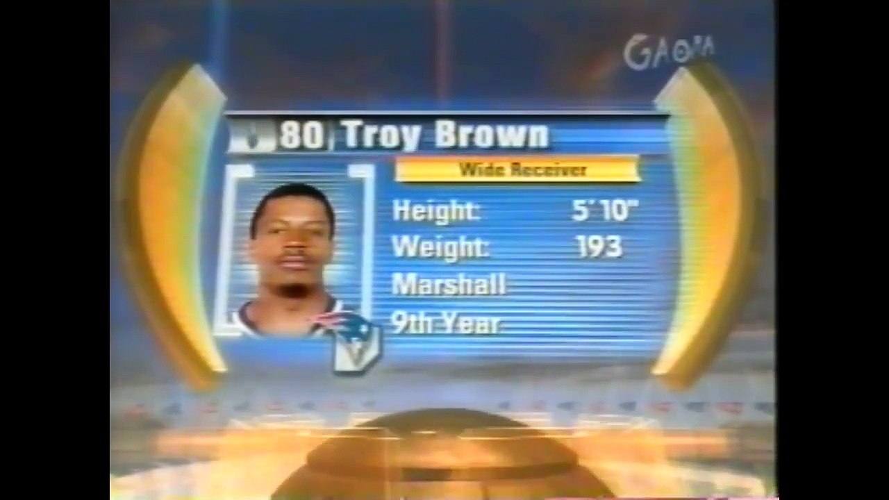 San Diego Chargers at New England Patriots - 1.Half ( 2001 Week 05 )