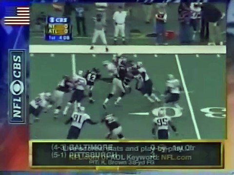 New England Patriots at Atlanta Falcons - 1.Half ( 2001 Week 08 )