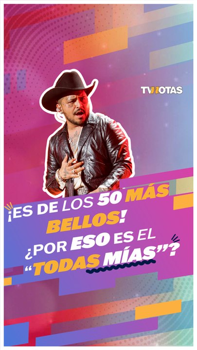 Christian Nodal fue nombrado uno de los 50 hombres más bellos