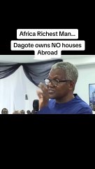 "Je vis dans une maison louée", Aliko Dangote révèle un mode de vie surprenant (VIDEO)