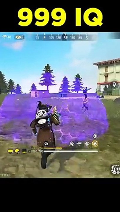 EASY 999 IQ MOMENT [SOLO VS SQUAD] _ GARENA FREE FIRE #shorts #dailymotionshorts