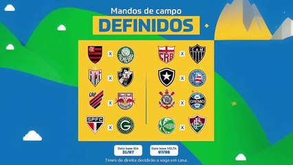 Victor Boni: Definidos os confrontos das oitavas de final da Copa do Brasil