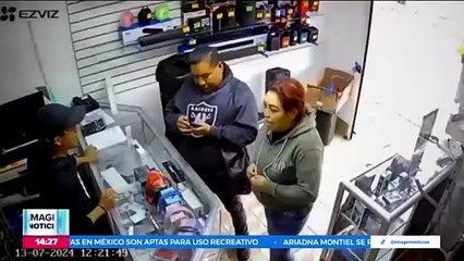 VIDEO: Ladrones se organizan para llevarse una bocina