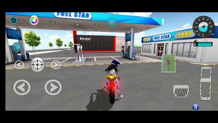 New Power Suv Mercedes Motor Bike Drive In The Gas station - 3D Driving Class Simulation gameplay 4