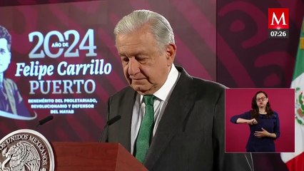 AMLO afirma que ya está operando el ferrocarril del Istmo tras vía invadida