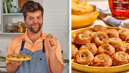How to Make Mini Banana Pancake Bites