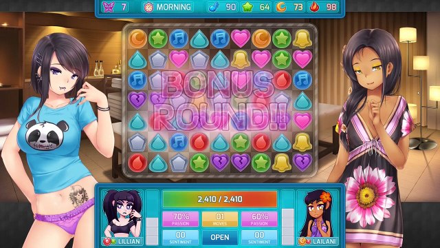 lillian all dialogue events pairs Huniepop 2 Double date