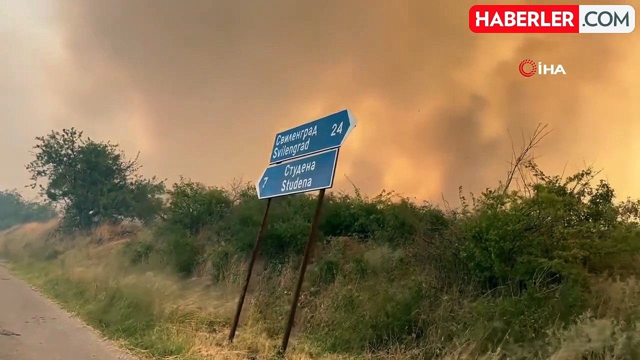 Türkiye, Bulgaristan'daki yangına destek veriyor
