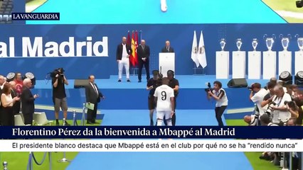 Los mejores momentos de la presentación de Mbappé por el Real Madrid