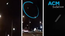 Meteor filmed flying across Brisbane sky