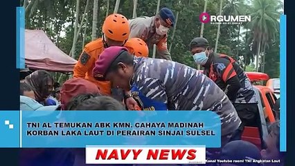 TNI AL Temukan ABK KMN Cahaya Madinah yang Hilang di Perairan Sinjai