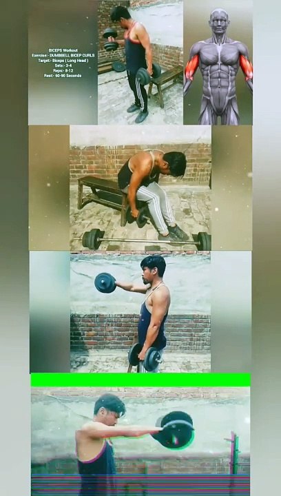 4 Best FULL BODY Workouts with DUMBBELLS at Home & Gym  #heermlgangaputra #naturalbodybuilding #exercise #fitness #muscle #training #tips #viral
