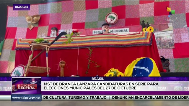 MST de Brasil lanzará candidatos en las próximas elecciones regionales de Octubre del 2024