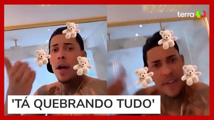 Mc Poze diz que barbearia onde corta o cabelo foi alvo de demolição no Rio