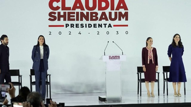 Presidenta electa de México designa tres nuevos secretarios para su gabinete
