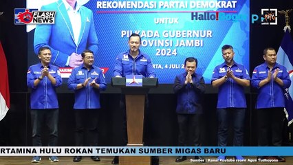 AHY Serahkan Rekomendasi Demokrat untuk Pilgub Jambi: AI Haris Abdullah Sani Dianggap Paling Mengerti Harapan Rakyat
