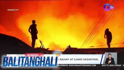 6 na junk shop, ilang bahay at ilang sasakyan, nasunog | Balitanghali