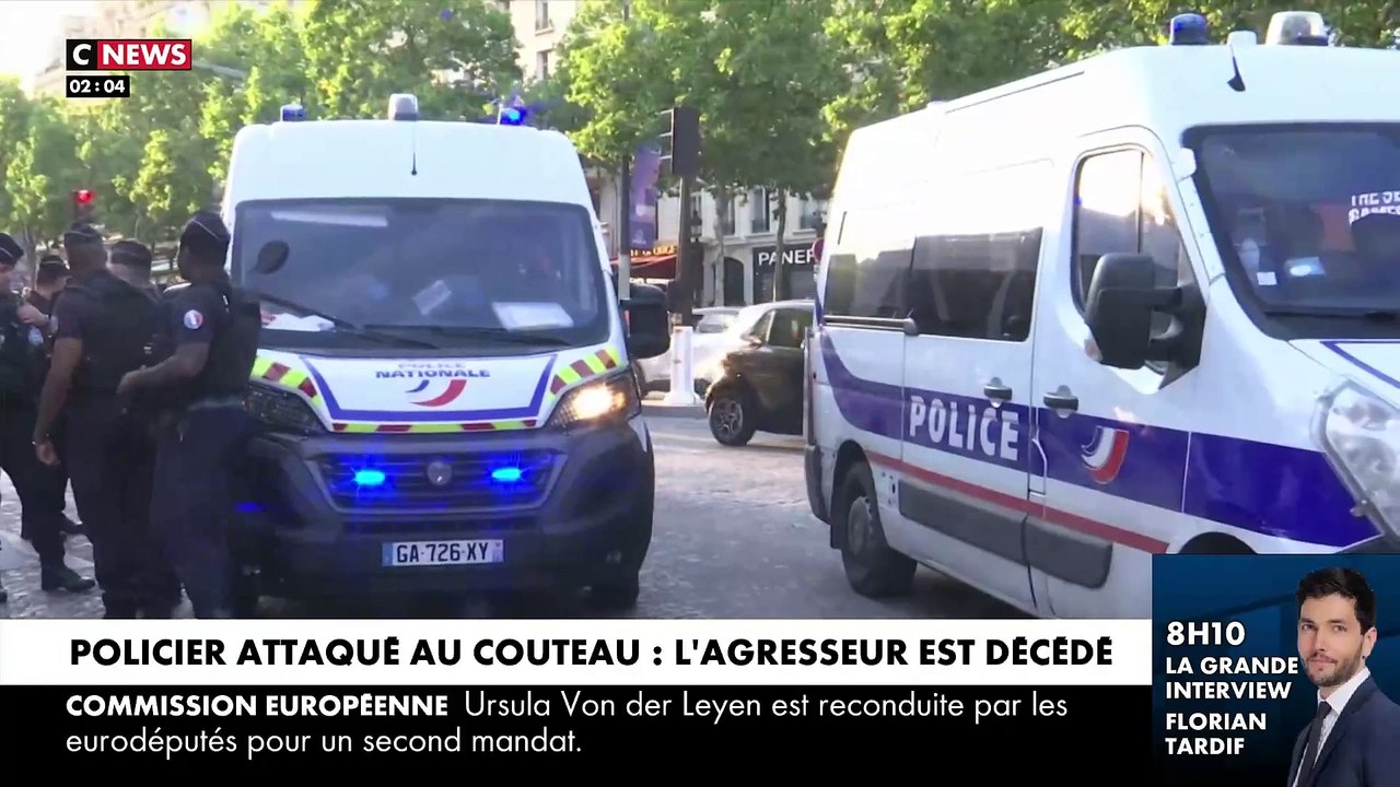 Attaque au couteau :  Ibrahima K., 27 ans, qui a blessé gravement un policier hier soir sur les Champs-Elysées aurait tué quelques heures plus tôt un jeune homme à Courbevoie