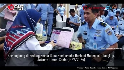 Jelang Peringatan ke-77 Hari Bakti TNI AU dan HUT ke 61 Wara, Mabes AU Gelar Donor Darah