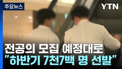 수련병원, 하반기 전공의 7,707명 신청...의대 교수 "갈라치기" / YTN