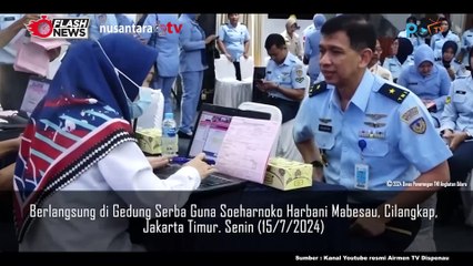 Donor Darah di Mabesau Jelang Hari Bakti TNI AU ke-77 dan HUT Wara ke-62