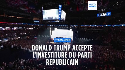 Donald Trump investi par le parti républicain