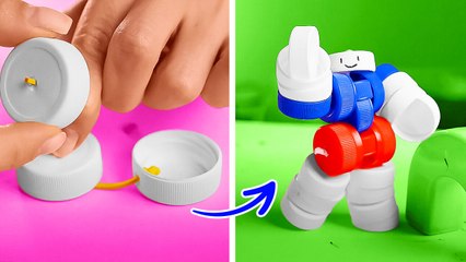 FROM WASTE TO WOW  CRAFTING GENIUS WITH RECYCLED MATERIALS! ️